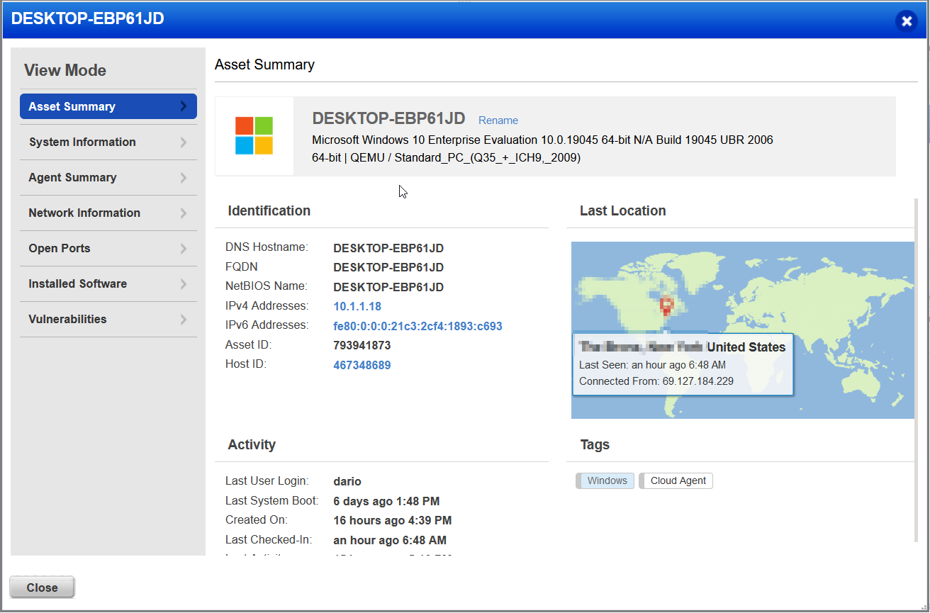 Qualys Scanner Results 01